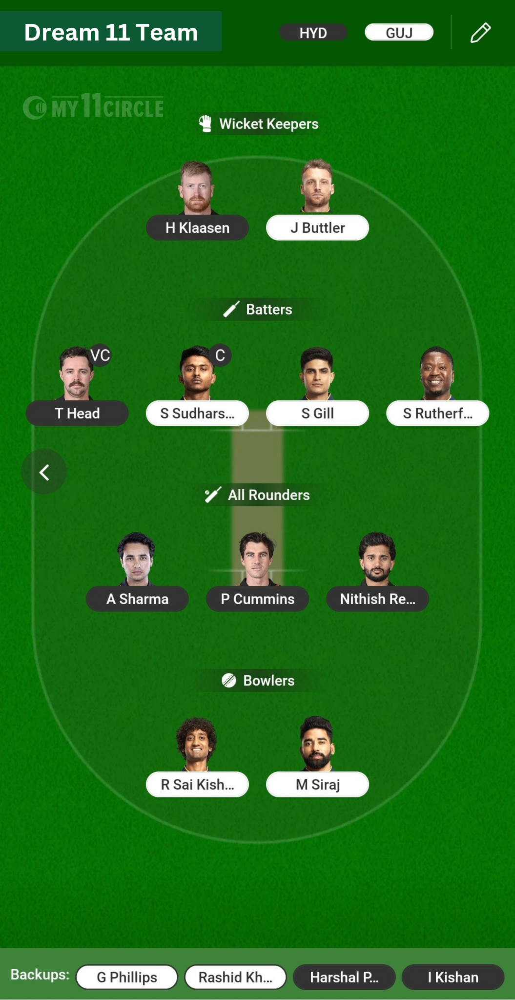 IPL 2025 SRH VS GT